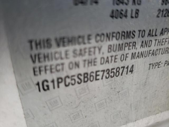 Photo 10 from auction – 2014 CHEVROLET CRUZE LT with VIN 1G1PC5SB6E7358714
