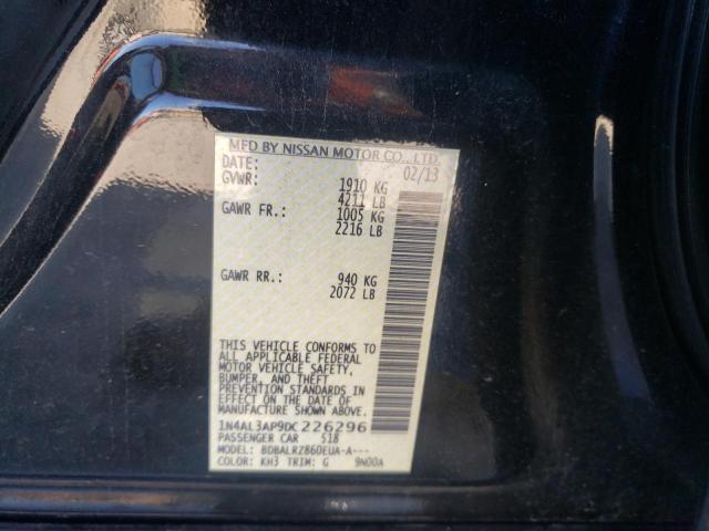 Photo 10 from auction – 2013 NISSAN ALTIMA 2.5 with VIN 1N4AL3AP9DC226296