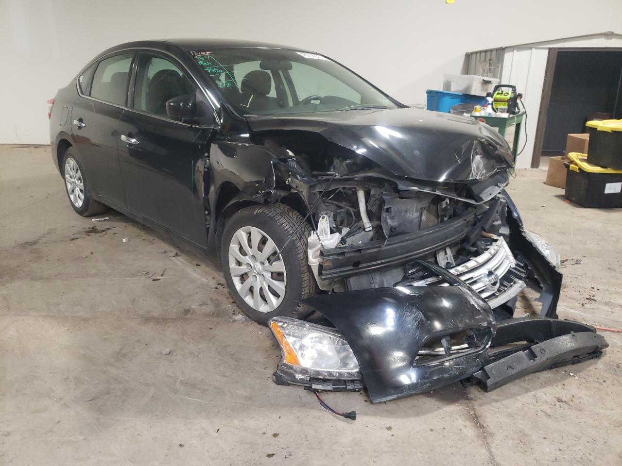 NISSAN SENTRA S 2015 with VIN 3N1AB7AP5FL651254 - Photo from auction