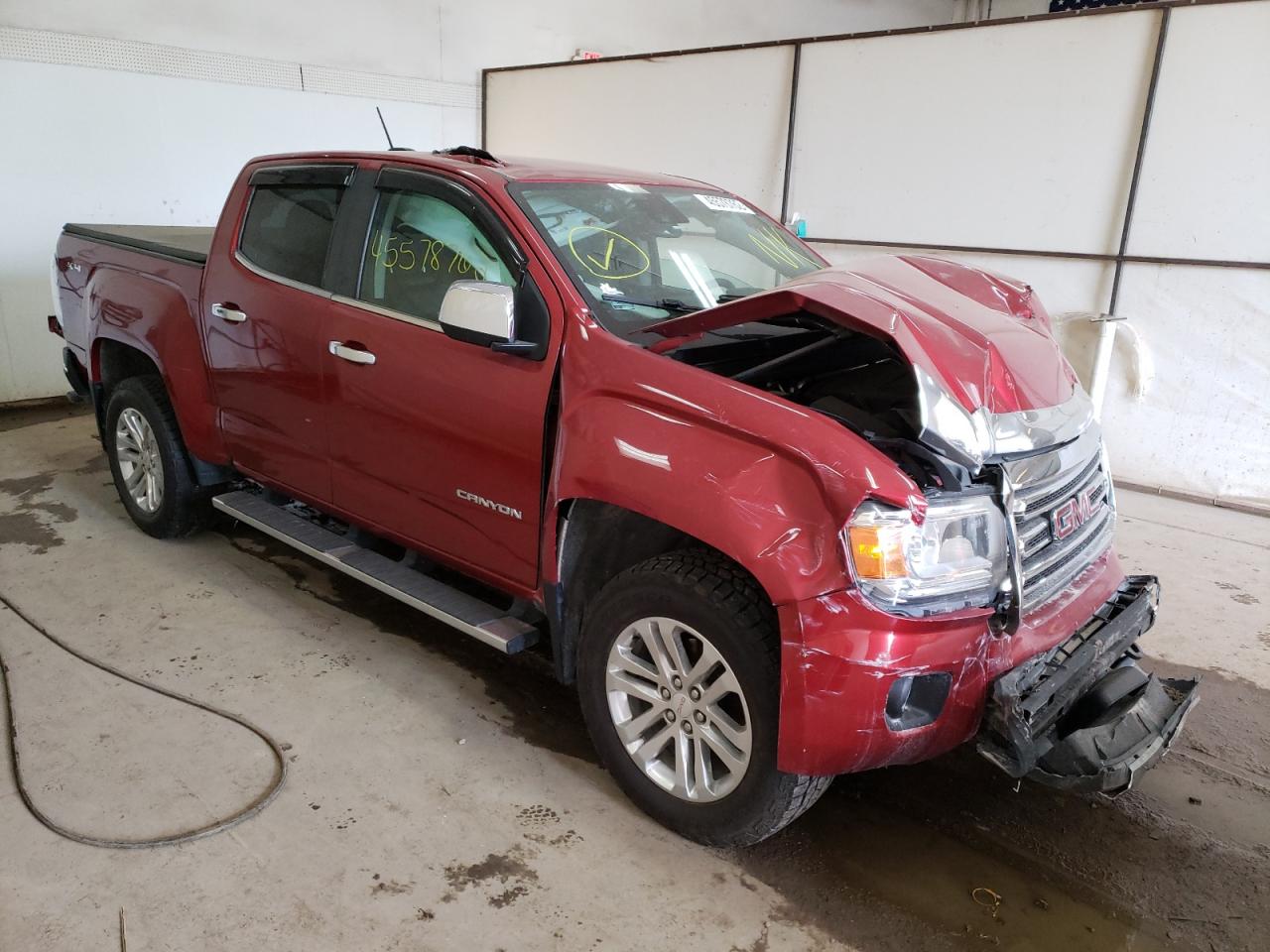 GMC CANYON SLT 2016 with VIN 1GTG6DE36G1184677 - Photo from auction