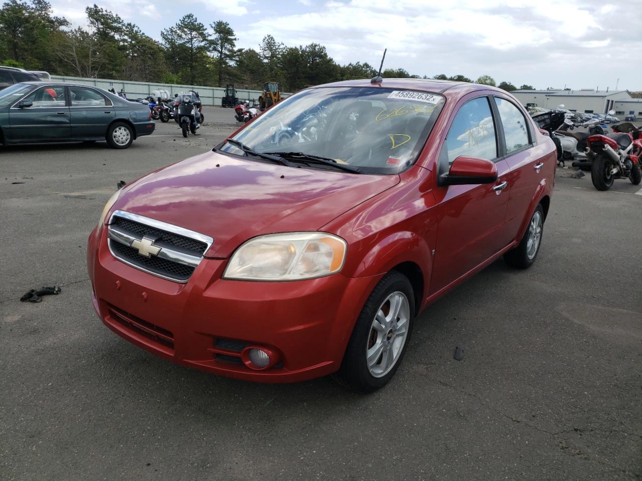 Photo 2 from auction – 2009 CHEVROLET AVEO LT with VIN KL1TG56E69B626587