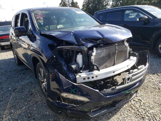 HONDA PILOT EXL 2016 with VIN 5FNYF6H50GB066693 - Photo from auction