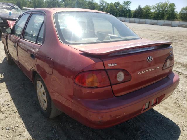 Photo 3 from auction – 2002 TOYOTA COROLLA CE with VIN 1NXBR12E32Z592501
