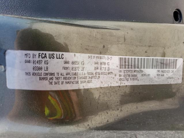 Photo 10 from auction – 2017 FIAT 500 LOUNGE with VIN 3C3CFFCR1HT594254