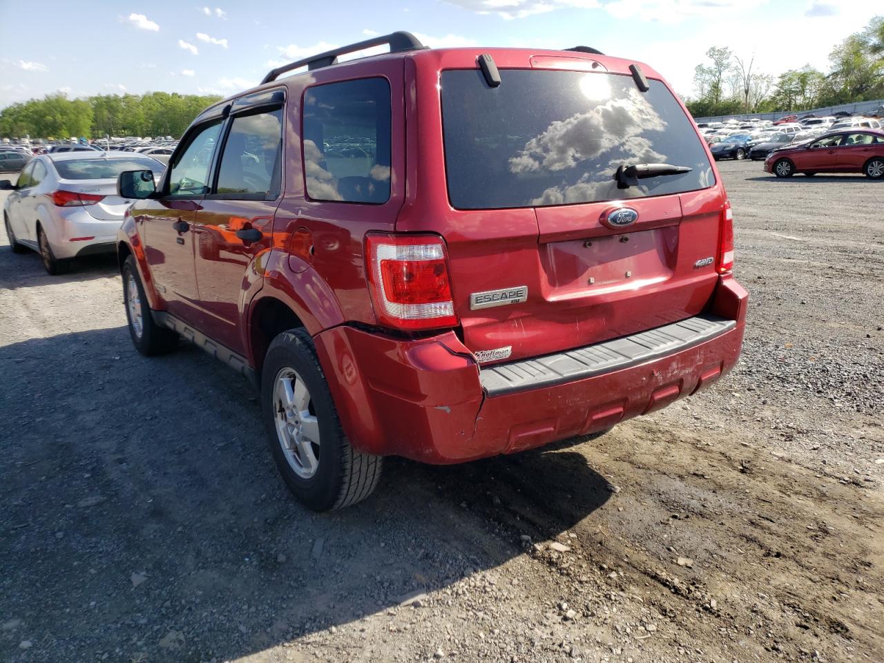 Photo 9 from auction – 2008 FORD ESCAPE XLT with VIN 1FMCU93138KC81541