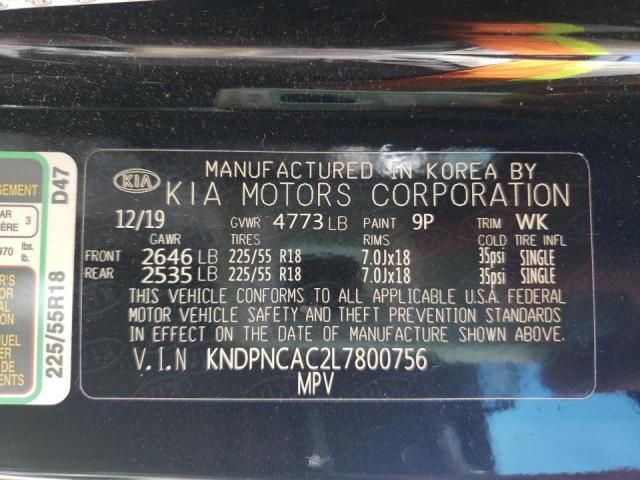 Photo 10 from auction – 2020 KIA SPORTAGE E with VIN KNDPNCAC2L7800756