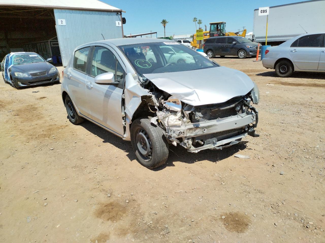 TOYOTA YARIS 2015 with VIN VNKKTUD32FA031126 - Photo from auction