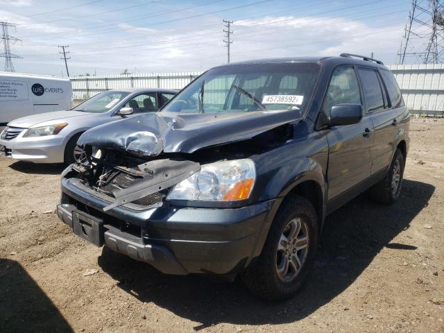 Photo 2 from auction – 2005 HONDA PILOT EXL with VIN 5FNYF18525B021643