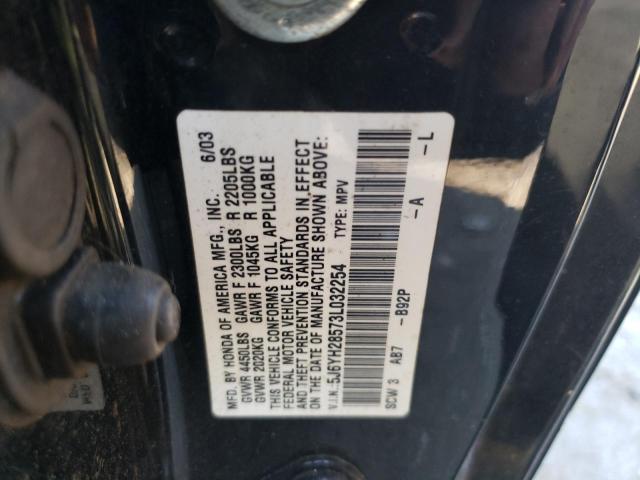 Photo 10 from auction – 2003 HONDA ELEMENT EX with VIN 5J6YH28573L032254