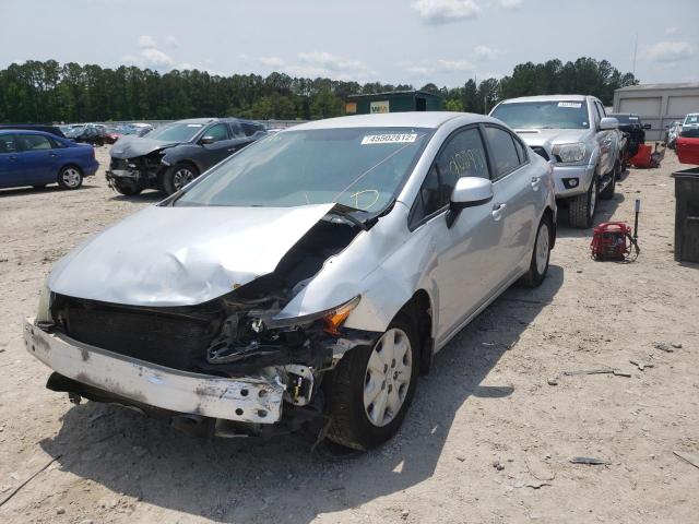 Photo 2 from auction – 2012 HONDA CIVIC LX with VIN 2HGFB2F52CH309036
