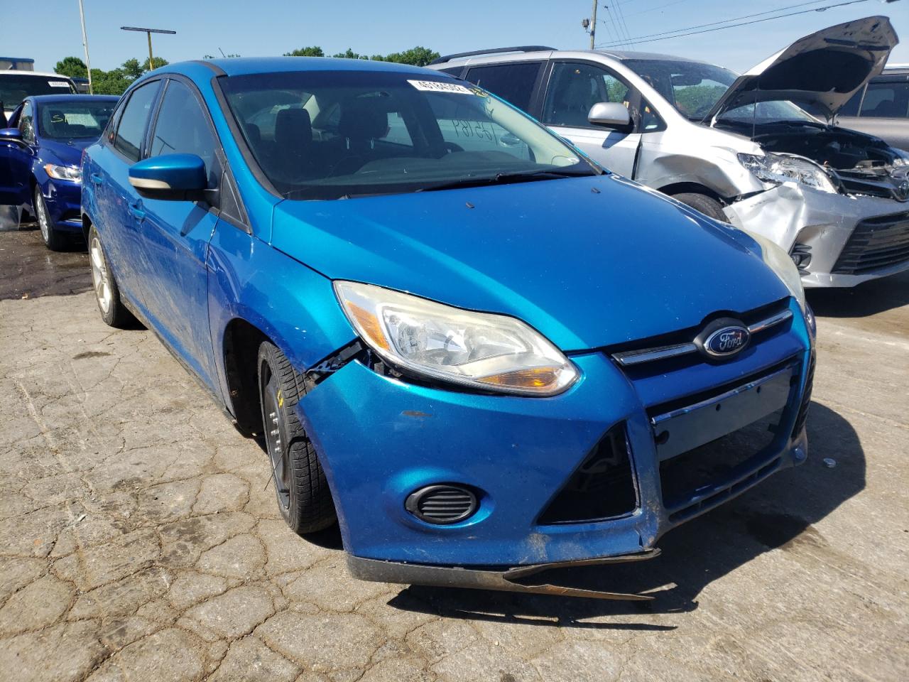 FORD FOCUS SE 2014 with VIN 1FADP3F22EL258751 - Photo from auction