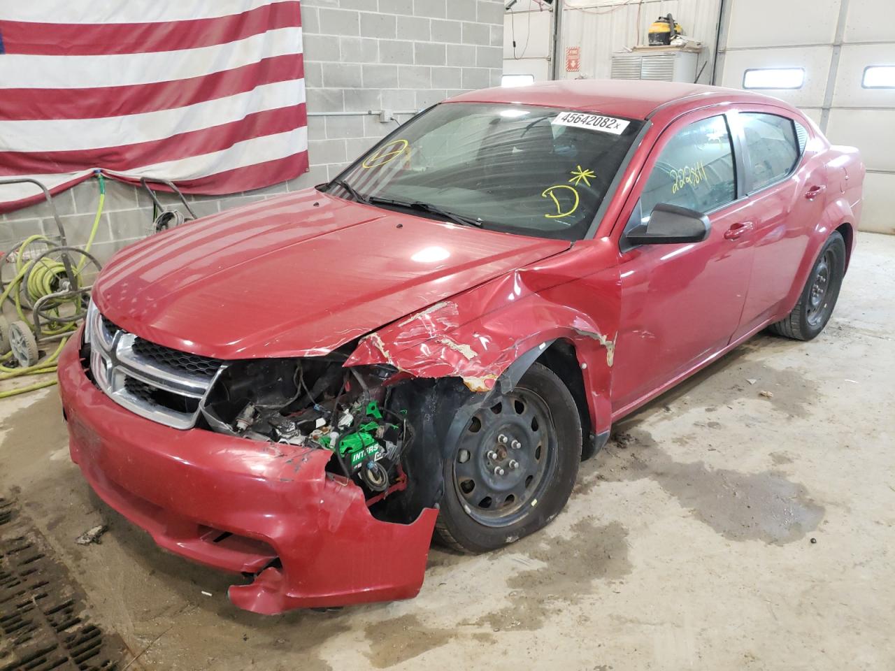 Photo 2 from auction – 2013 DODGE AVENGER SE with VIN 1C3CDZAB2DN619525