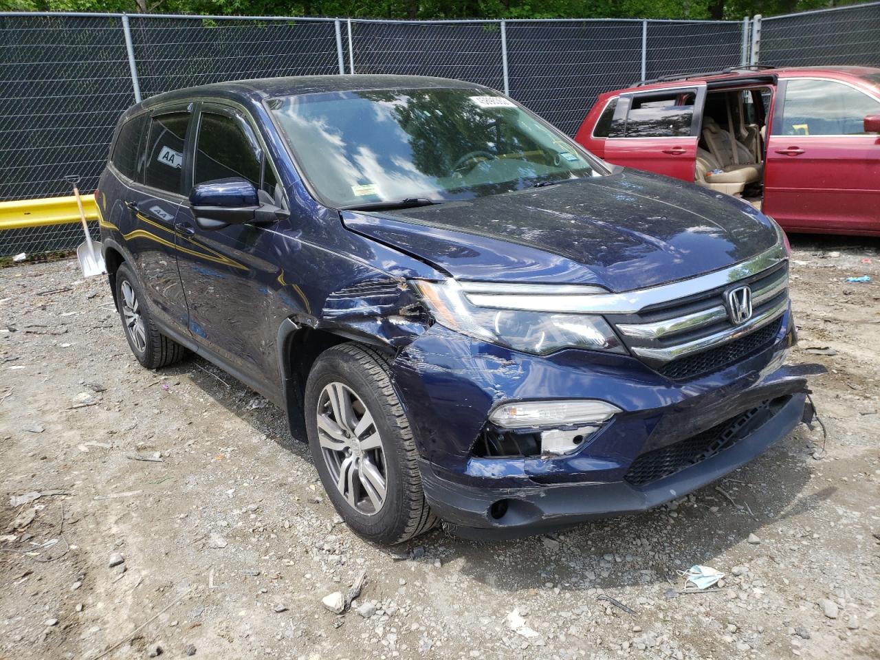 Photo 9 from auction – 2016 HONDA PILOT EX with VIN 5FNYF6H30GB003446