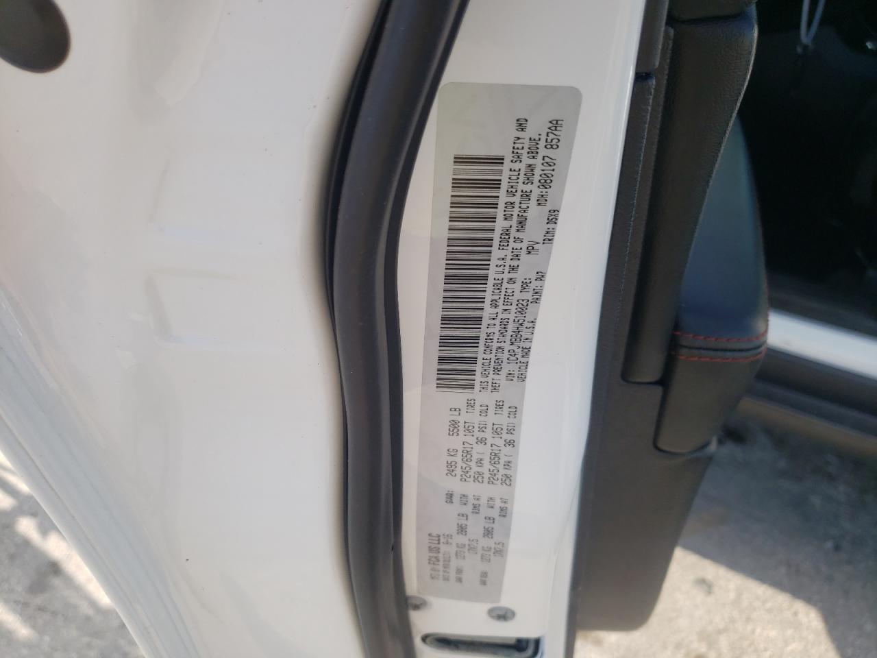 Photo 10 from auction – 2017 JEEP CHEROKEE T with VIN 1C4PJMBB4HW510023