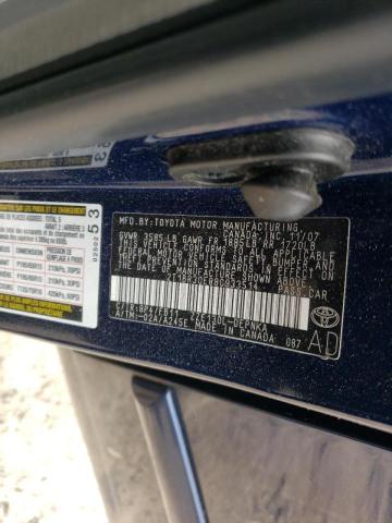 Photo 10 from auction – 2008 TOYOTA COROLLA CE with VIN 2T1BR30E88C933514