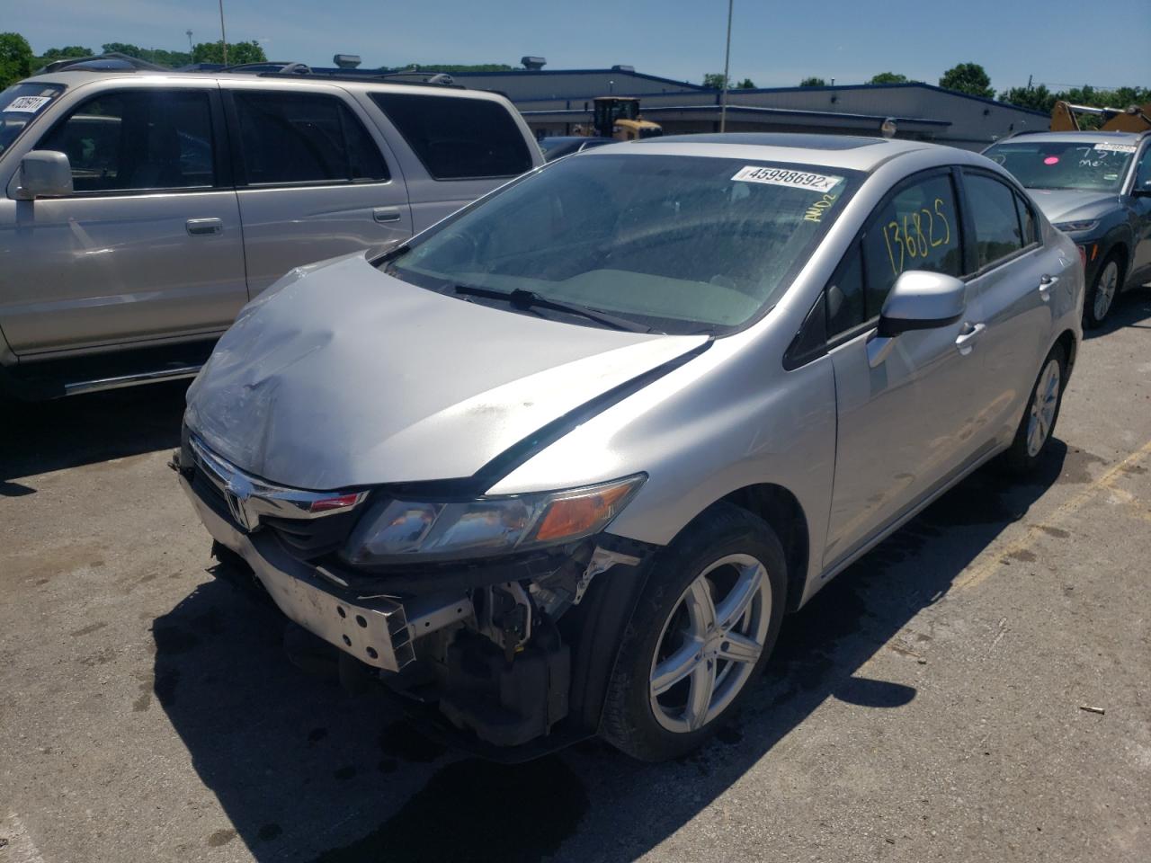 Photo 15 from auction – 2012 HONDA CIVIC EX with VIN 19XFB2F84CE104483