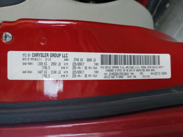 Photo 10 from auction – 2014 DODGE GRAND CARA with VIN 2C4RDGBG1ER316843