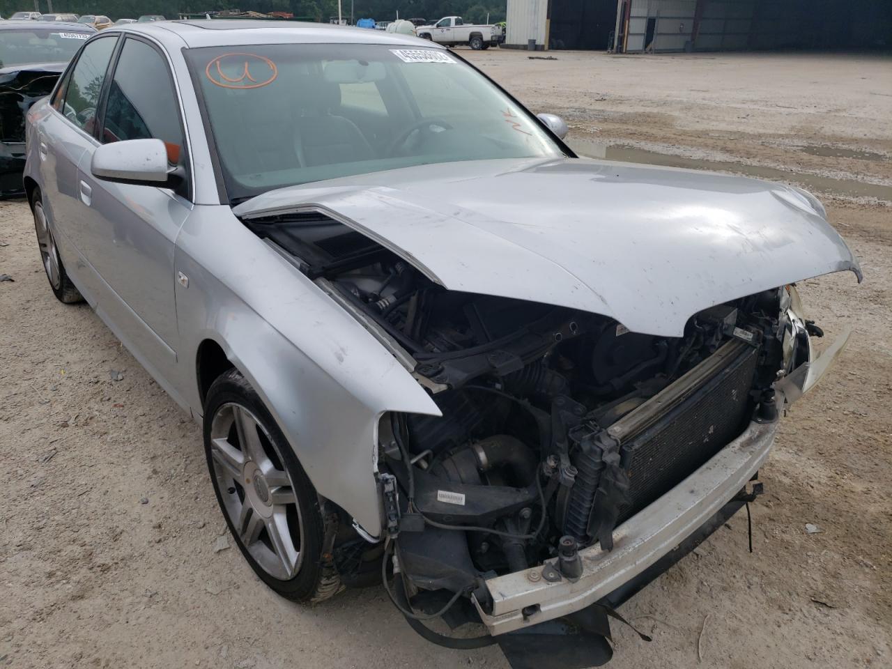 AUDI A4 2.0T QU 2008 with VIN WAUDF78E18A036954 - Photo from auction