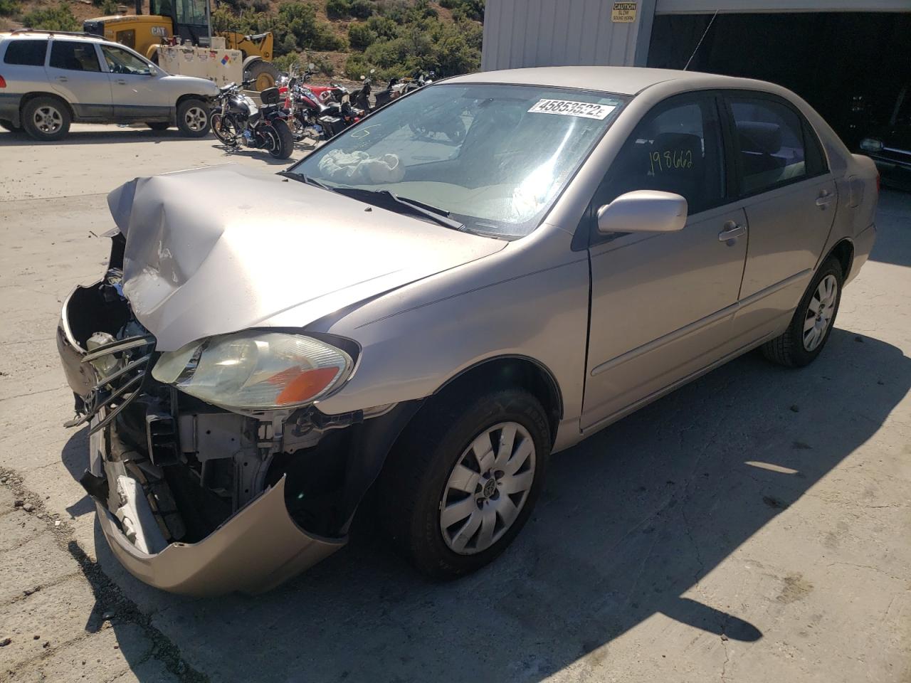 Photo 12 from auction – 2003 TOYOTA COROLLA CE with VIN 1NXBR32E23Z180504