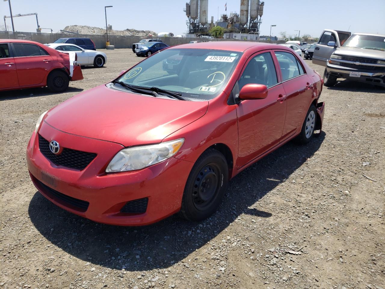 Photo 2 from auction – 2010 TOYOTA CORROLLA with VIN 2T1BU4EE0AC250418