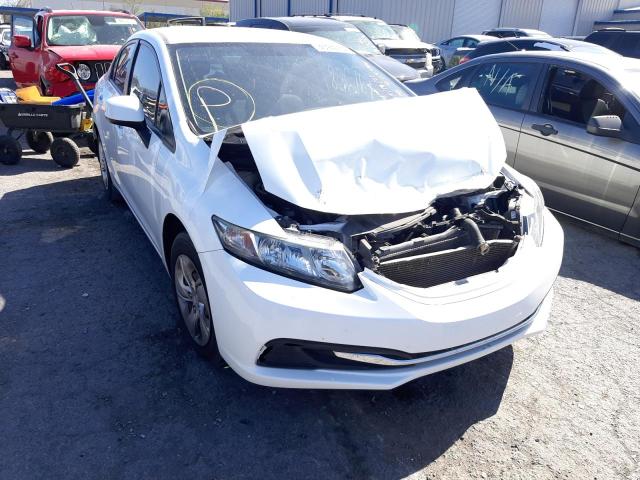 HONDA CIVIC LX 2013 with VIN 19XFB2F58DE077604 - Photo from auction
