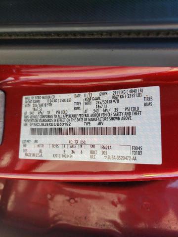 Photo 10 from auction – 2014 FORD ESCAPE TIT with VIN 1FMCU9J9XEUB53192