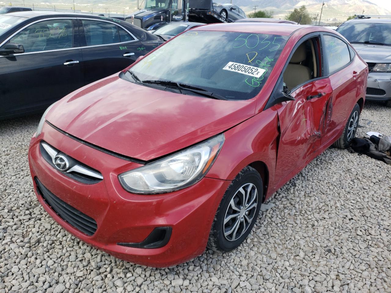 Photo 2 from auction – 2012 HYUNDAI ACCENT GLS with VIN KMHCT4AE2CU218102