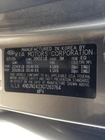 Photo 10 from auction – 2016 KIA SOUL with VIN KNDJN2A23G7263764