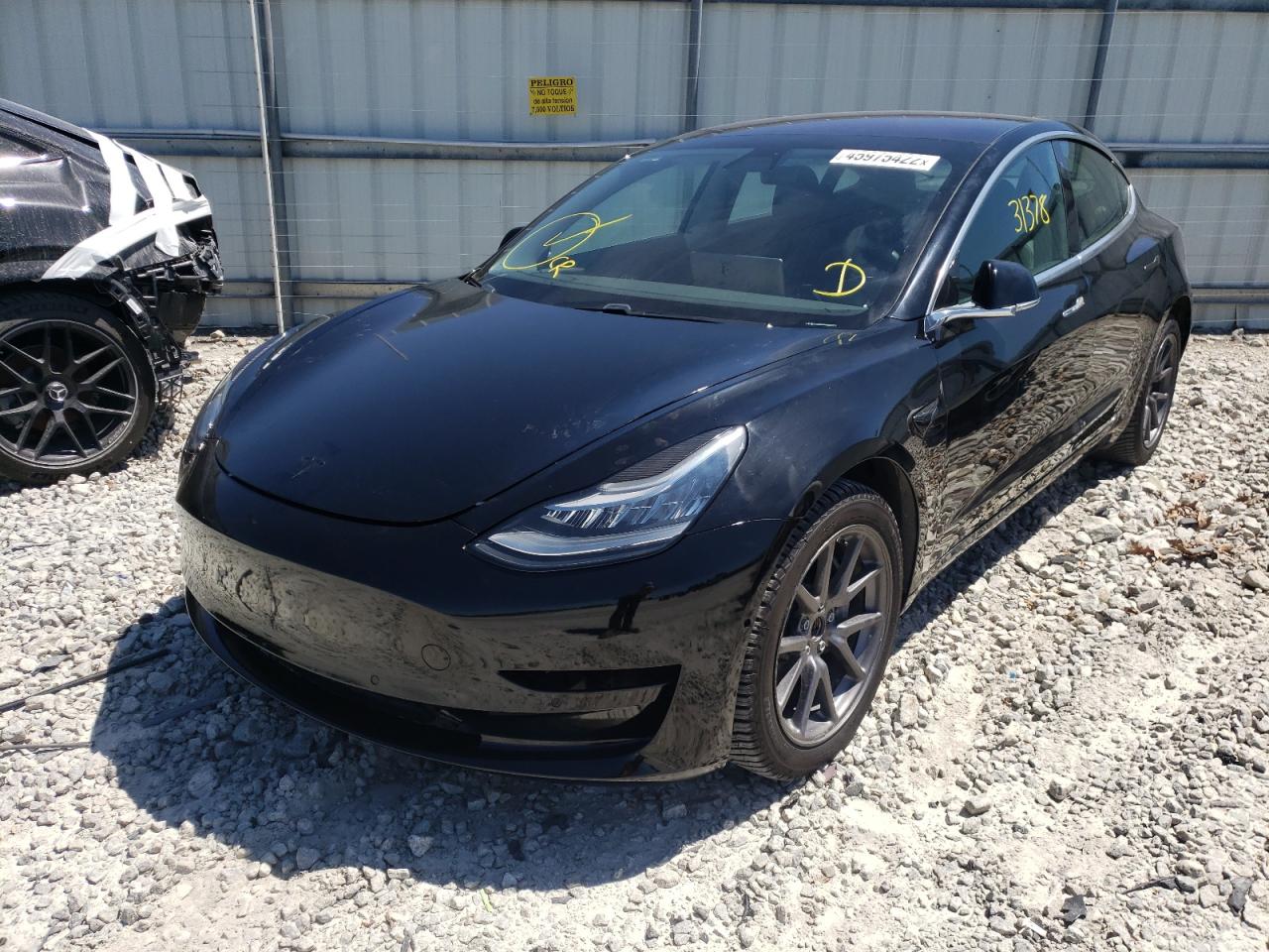 Photo 2 from auction – 2019 TESLA MODEL 3 with VIN 5YJ3E1EA5KF190033