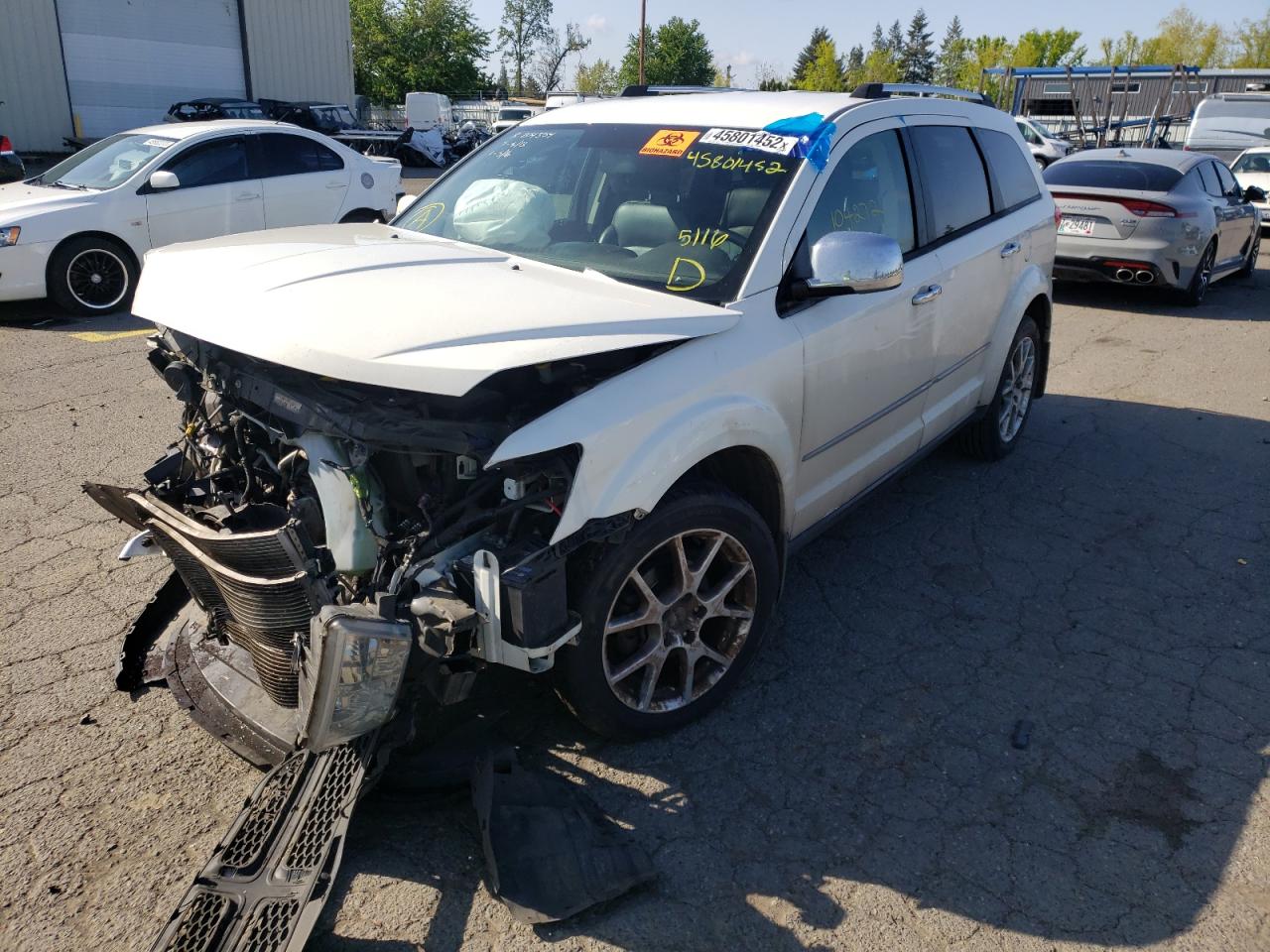 Photo 2 from auction – 2012 DODGE JOURNEY CR with VIN 3C4PDCDG2CT146838