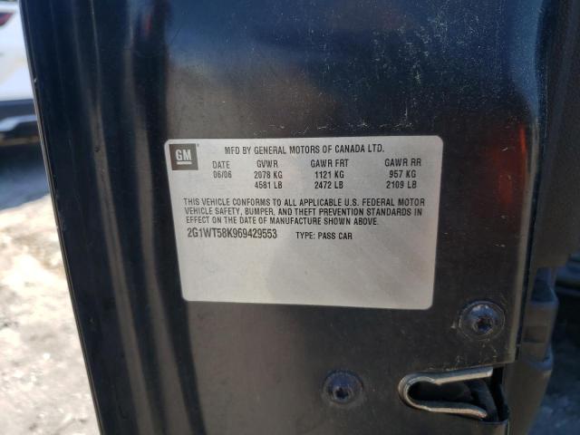 Photo 10 from auction – 2006 CHEVROLET IMPALA LT with VIN 2G1WT58K969429553