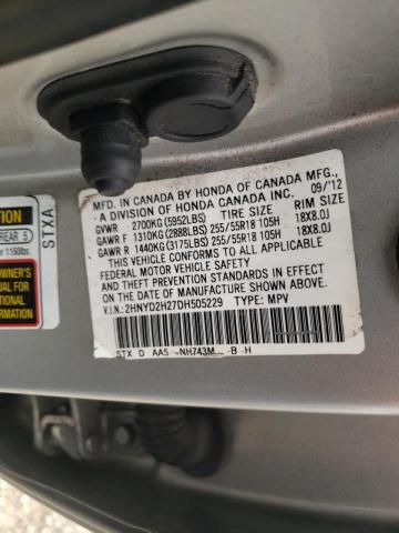 Photo 10 from auction – 2013 ACURA MDX with VIN 2HNYD2H27DH505229