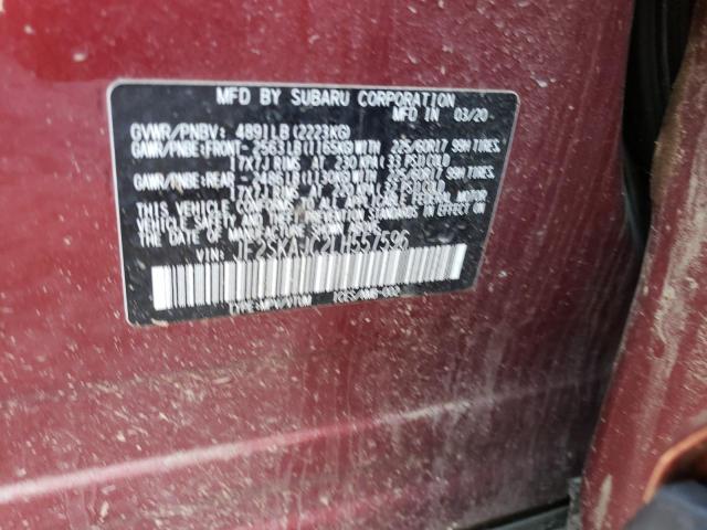 Photo 10 from auction – 2020 SUBARU FORESTER P with VIN JF2SKAJC2LH557596