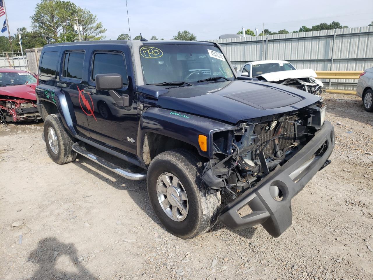 Photo 1 from auction – 2008 HUMMER H3 with VIN 5GTEN13E188169406