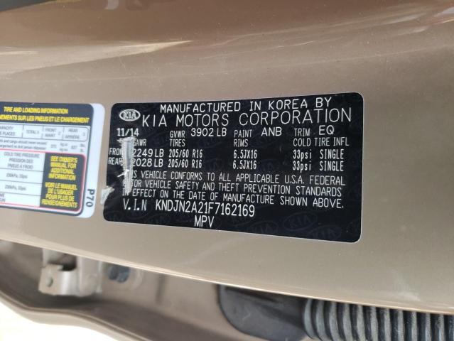 Photo 10 from auction – 2015 KIA SOUL with VIN KNDJN2A21F7162169