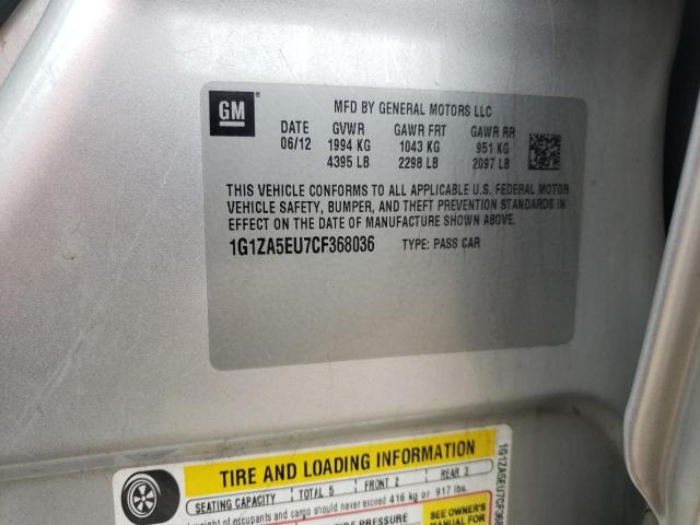 Photo 10 from auction – 2012 CHEVROLET MALIBU LS with VIN 1G1ZA5EU7CF368036