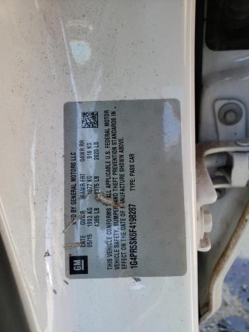 Photo 10 from auction – 2015 BUICK VERANO CON with VIN 1G4PR5SK6F4198287