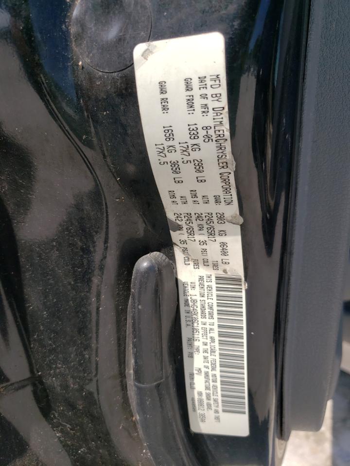 Photo 10 from auction – 2006 JEEP COMMANDER with VIN 1J8HG48K06C105116