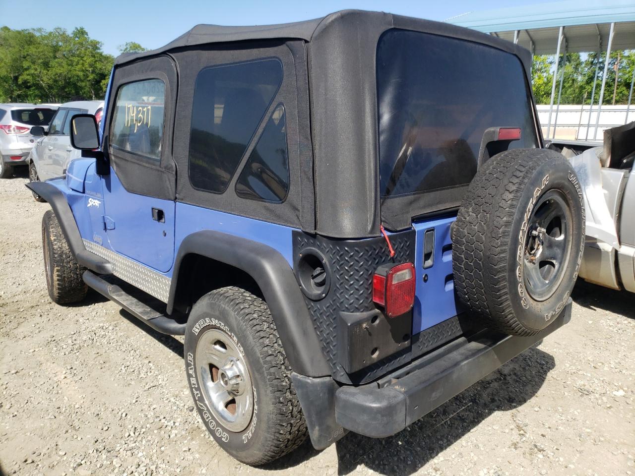 Photo 3 from auction – 1998 JEEP WRANGLER / with VIN 1J4FY29P6WP722386