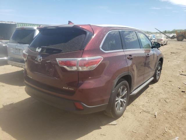 Photo 4 from auction – 2016 TOYOTA HIGHLANDER with VIN 5TDJKRFHXGS262003