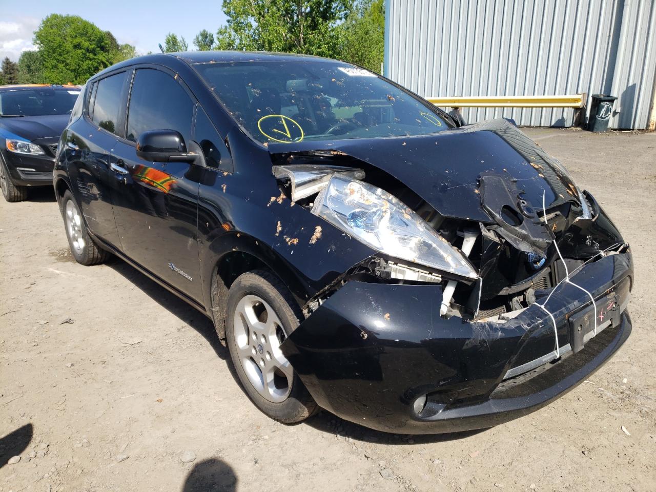 NISSAN LEAF S 2013 with VIN 1N4AZ0CP9DC411197 - Photo from auction