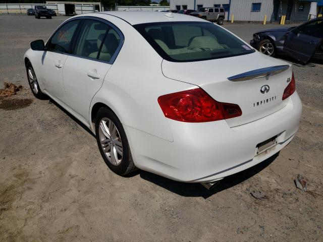 Photo 3 from auction – 2012 INFINITI G25 BASE with VIN JN1DV6AP9CM701220