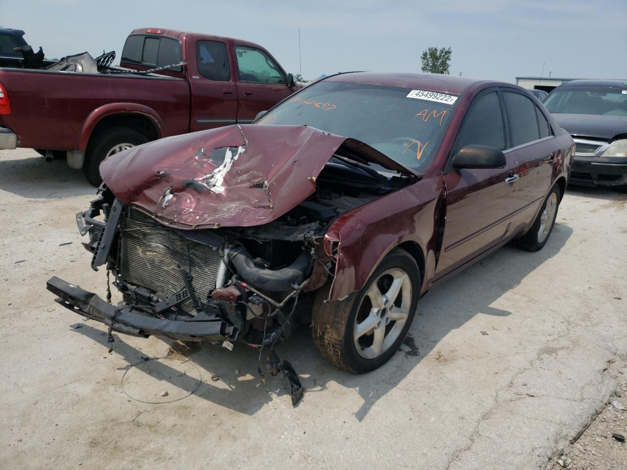 Photo 2 from auction – 2007 HYUNDAI SONATA SE with VIN 5NPEU46F67H224657