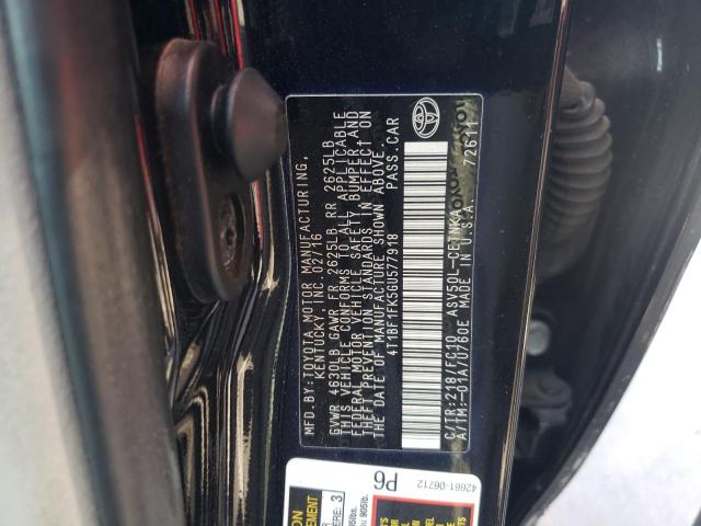 Photo 10 from auction – 2016 TOYOTA CAMRY LE with VIN 4T1BF1FK5GU577918