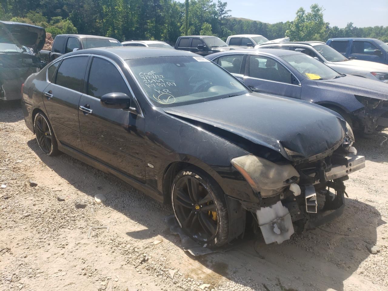 INFINITI M45 BASE 2010 with VIN JN1BY0AP1AM600021 - Photo from auction