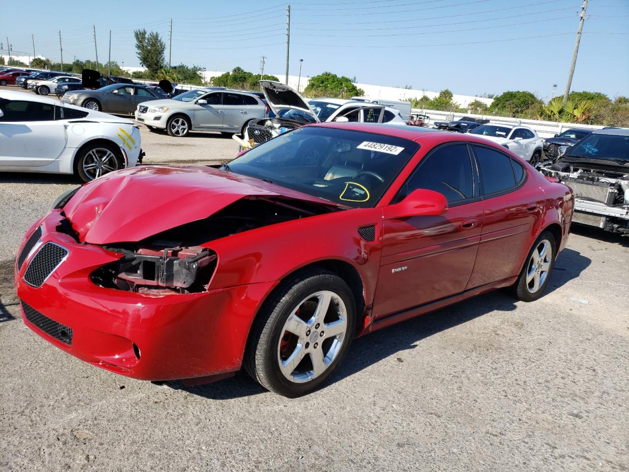 Photo 2 from auction – 2008 PONTIAC GRAND PRIX with VIN 2G2WC55C581104750