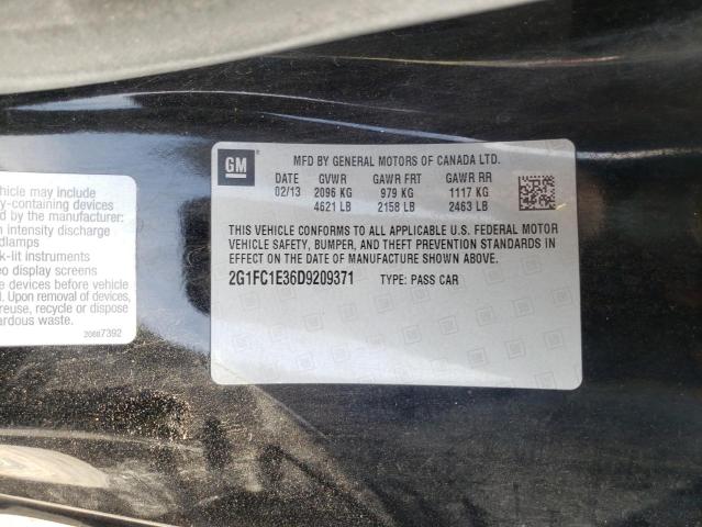 Photo 10 from auction – 2013 CHEVROLET CAMARO LT with VIN 2G1FC1E36D9209371