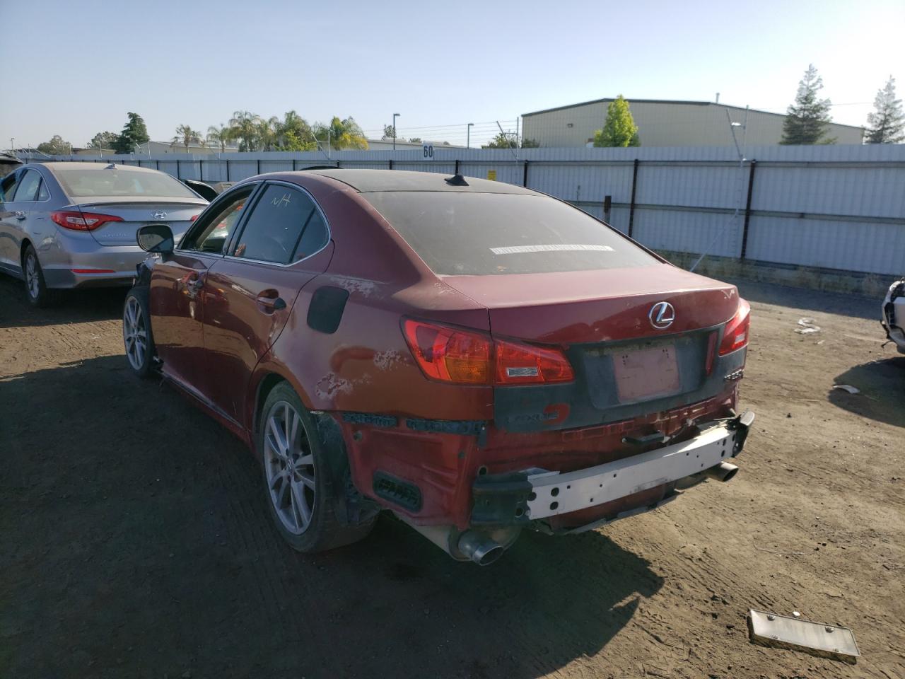 Photo 3 from auction – 2008 LEXUS IS 250 with VIN JTHBK262885055462