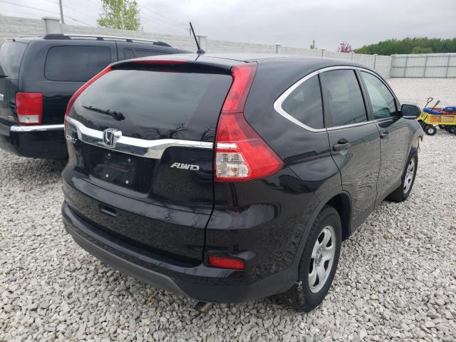 Photo 4 from auction – 2016 HONDA CR-V LX with VIN 5J6RM4H35GL009975