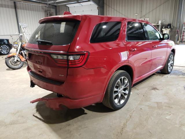 Photo 4 from auction – 2020 DODGE DURANGO GT with VIN 1C4RDJDGXLC164528